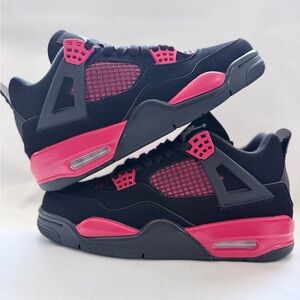 Jordan Black and Pink Sneakers